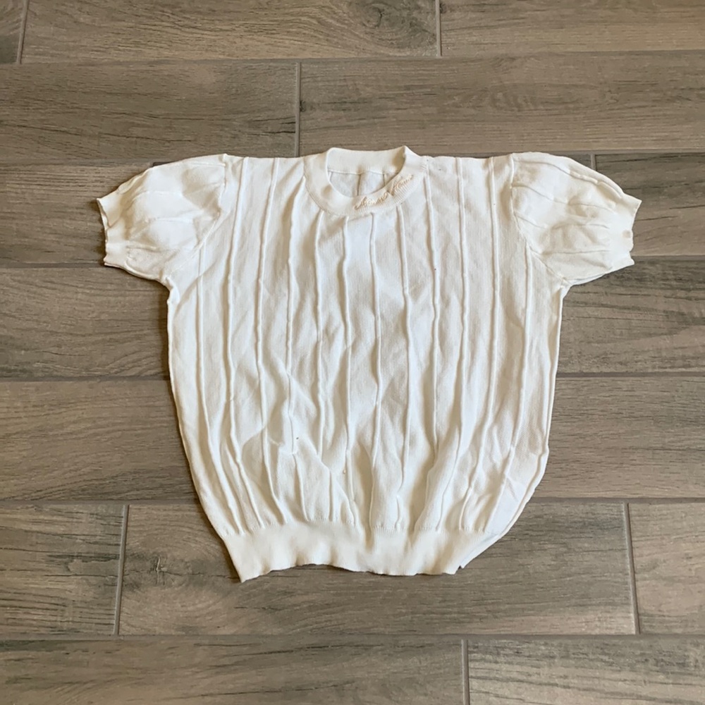 Almost home white sweater